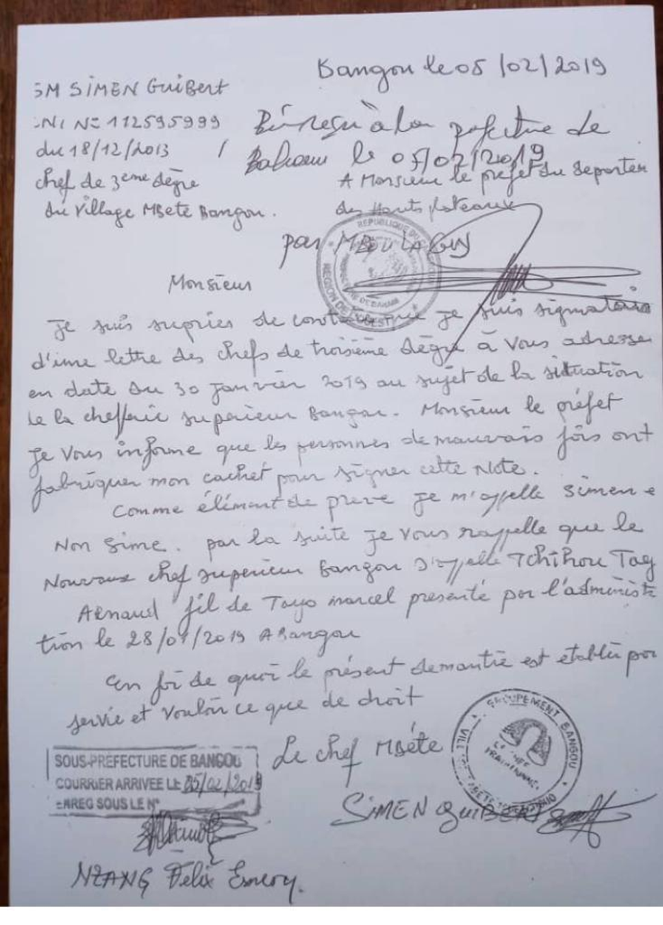 Document représentatif
